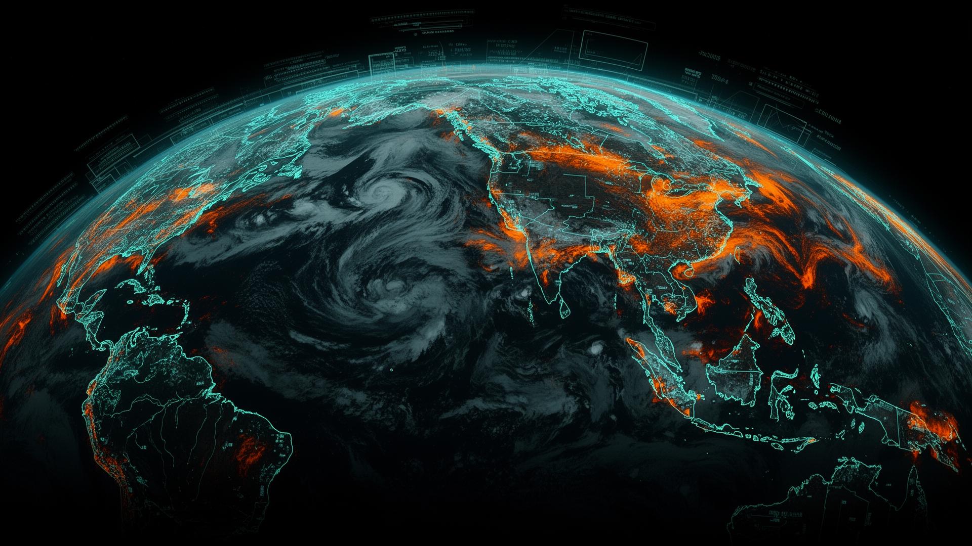 Global heat map